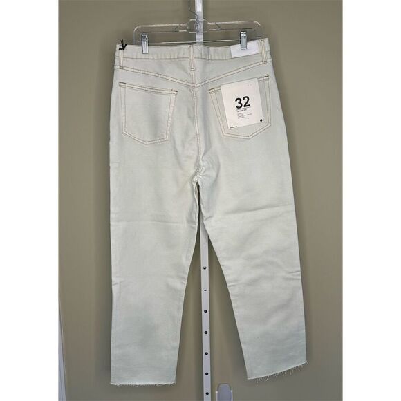 RE/DONE NWT 70’s Stove Pipe High-Rise Straight-Leg Jeans in Bleach Like Size 32 - Picture 3 of 10